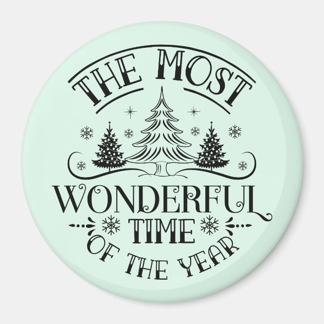 Imán Festividad alegre (Frente)