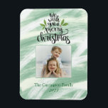 Imán Festividad Festividad Festividad Festividad Festiv<br><div class="desc">Envíe saludos especiales este año con este imán festivo y lindo Navidad. A cualquiera le encantaría recibir un saludo de vacaciones como este. Qué dulce aguafiestas.</div>