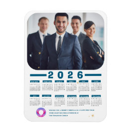 Imán Festividad profesional del calendario fotográfico 