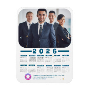 Imán Festividad profesional del calendario fotográfico