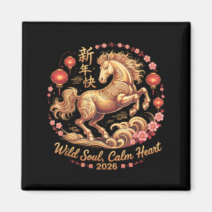 Imán Festivo 2026 Crazy Horse Señora Alma Salvaje Coraz