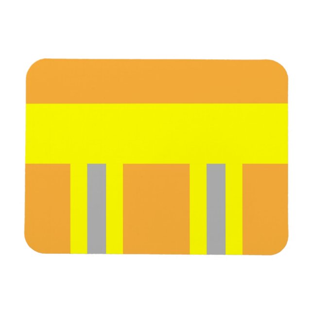 Imán Feuerwehr Symbol Uniform Sandfarben Magnet (Horizontal)