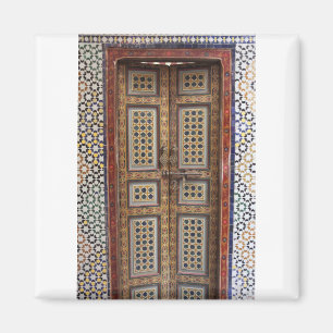 Imán Fez - Calle Marruecos - Puerta marroquí