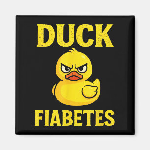 Imán Fiabetes de pato - Conciencia Diabética divertida