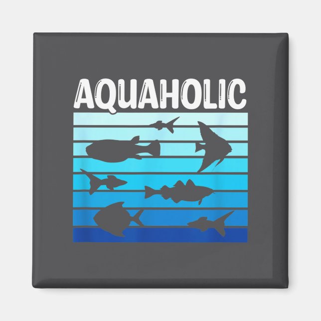 Imán Fiank Funny Fishkeeper Quote Fish Keeper Aquarium  (Frente)