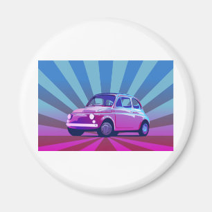 Imán Fiat 500 Divertido