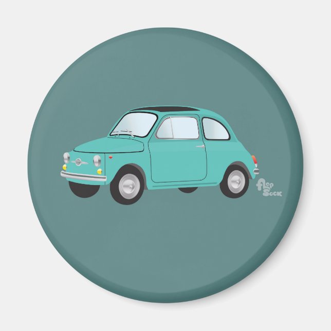 Imán Fiat 500 Magnet (Frente)