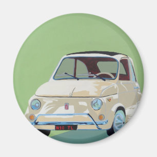 Imán Fiat verde 500