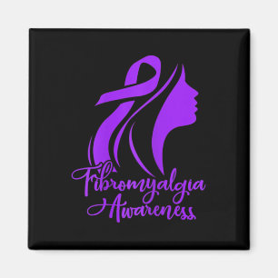 Imán Fibromialgia Conciencia Fibro Guerrero Púrpura Cin