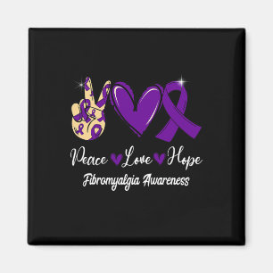 Imán Fibromialgia Conciencia Paz Amor Esperanza Cinta P