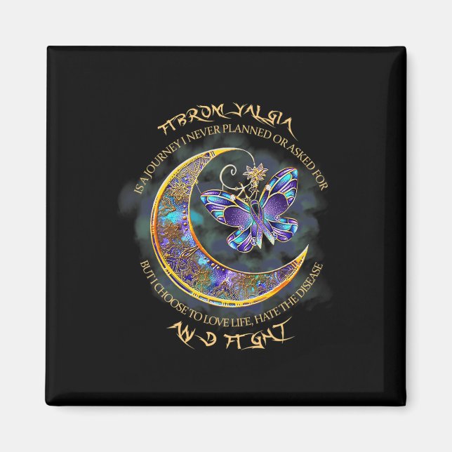 Imán Fibromialgia - Conciencia sobre la Fibromialgia (Frente)