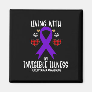 Imán Fibromialgia Concienciación Viviendo Con Un Mal In