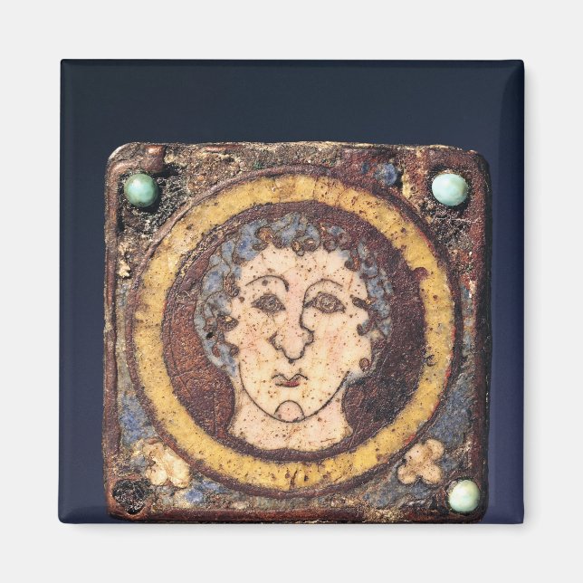 Imán Fibula con la cara de un joven (Frente)