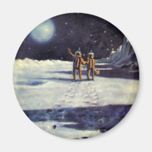 Imán Ficción científica vintage astronauta alienígenas