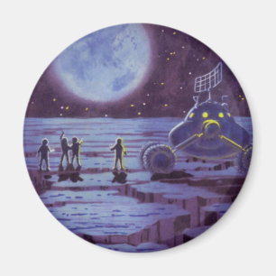 Imán Ficción científica vintage Rover alienígenas en la