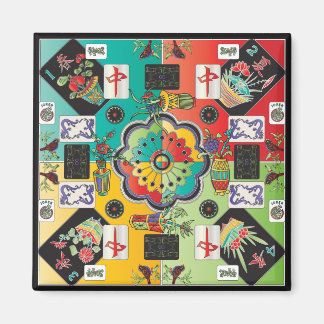 Imán Fichas de Mahjong Magnético