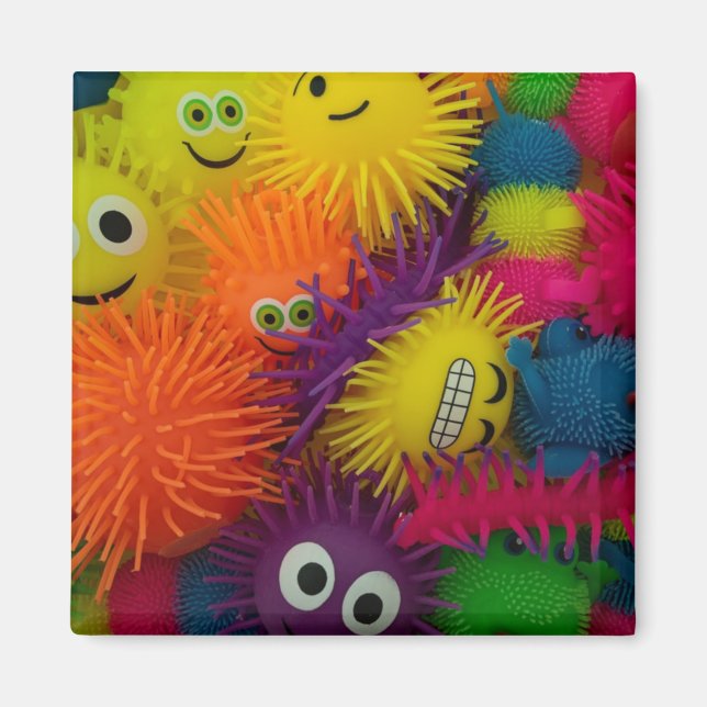 Imán Fidget Toy Squishy Ball (Frente)