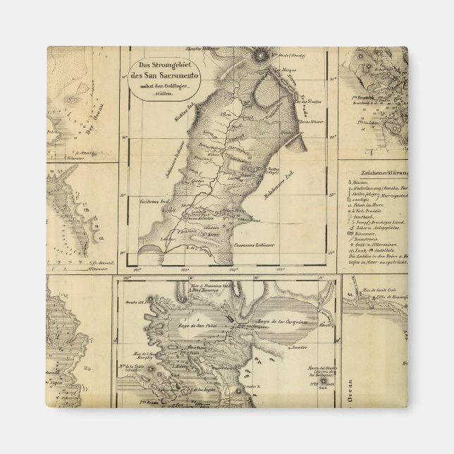 Imán Fiebre del Oro en California (Frente)