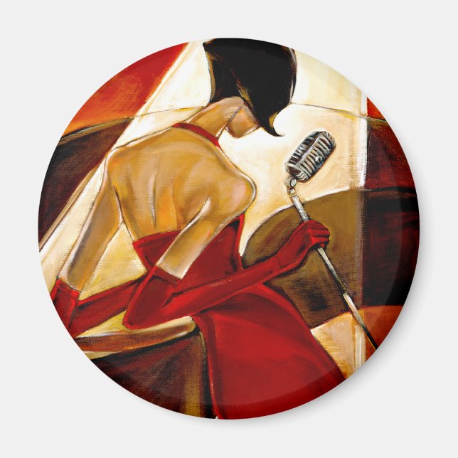 Imán Fiebre Trish Biddle (Frente)