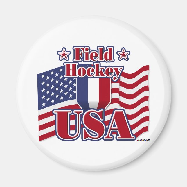 Imán Field Hockey USA (Frente)