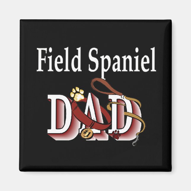 Imán Field Spaniel dad Magnet (Frente)