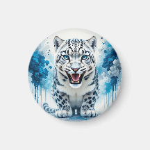 Fiero Leopardo Blanco