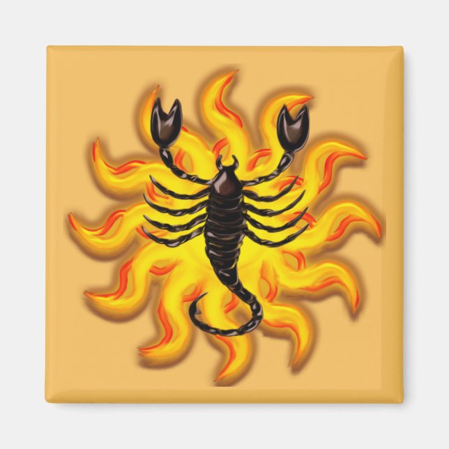 Imán Fiery Scorpio (Frente)
