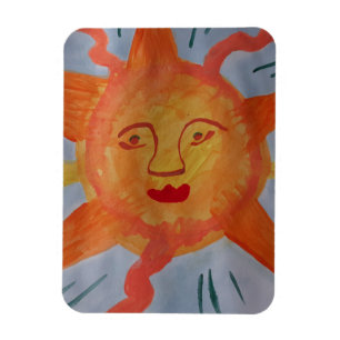 Imán Fiery Sun Flexible Photo Magnet