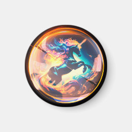 Imán Fiery Unicorn
