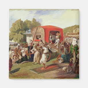 Imán Fiesta al aire libre en Turquía, c.1830-60
