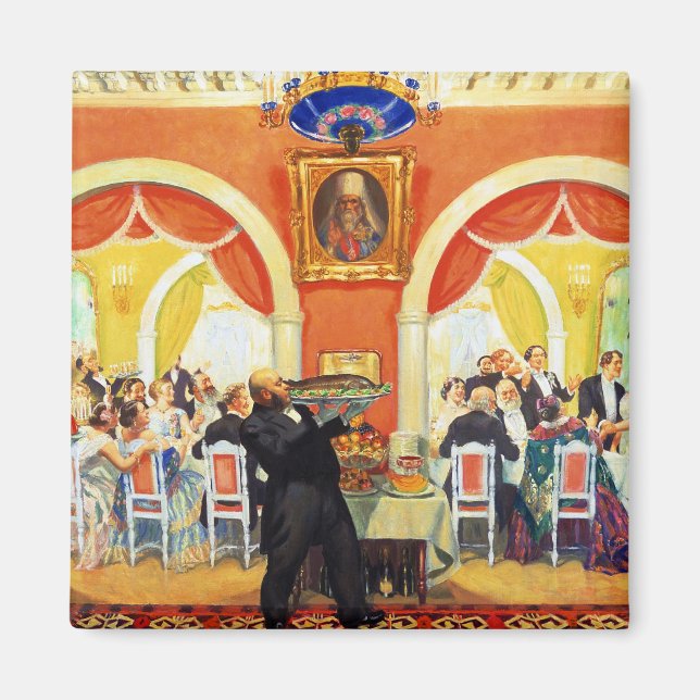 Imán Fiesta boda, 1917 (Frente)