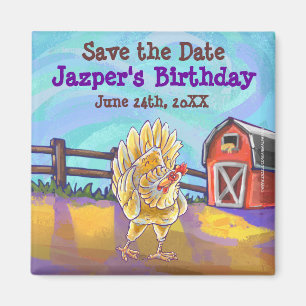 Imán Fiesta Central de Pollo