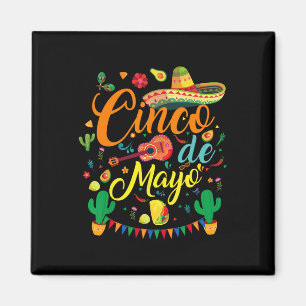 Imán Fiesta Cinco De Mayo Divertida Fiesta Mexicana 5 D