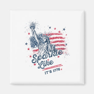 Imán Fiesta Como Si Fuera 1776, 4 De Julio, Bandera De 