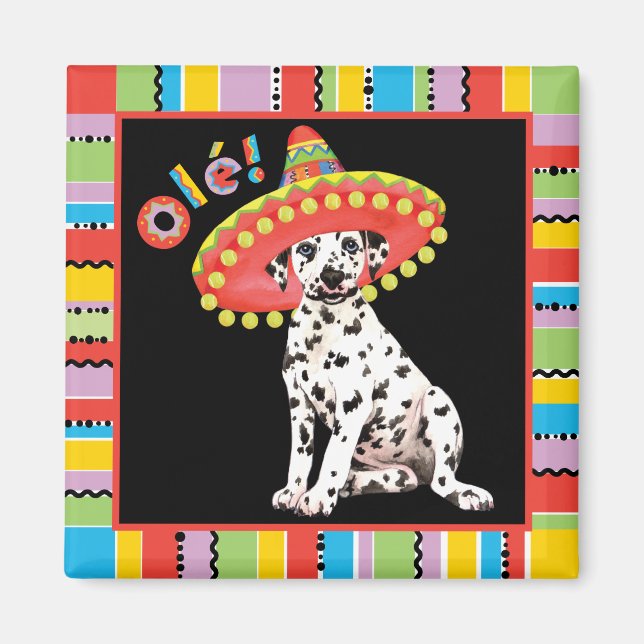 Imán Fiesta Dalmatian (Frente)