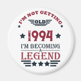 Imán Fiesta de 30 años de edad personalizada