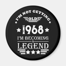 Imán Fiesta de 55 años de antigüedad personalizada