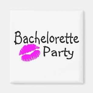 Imán Fiesta de Bachelorette (labios rosados)