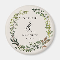 Fiesta de bodas en invierno de otoño en un follaje