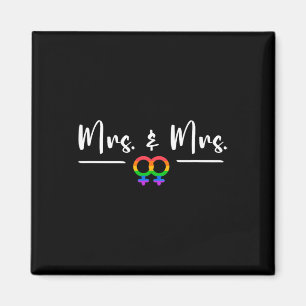 Imán Fiesta De Bodas Lgbt Para La Sra. Y La Sra. Honey