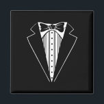 Imán Fiesta de bodas Tuxedo Matando Diversión de Solter<br><div class="desc">Partido de la Boda Tuxedo Matando a Bachelor Party Funny Groom</div>