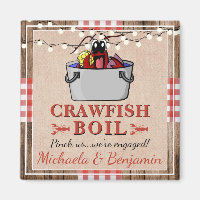 Fiesta de Compromiso Rústica de Cangrejos de Río