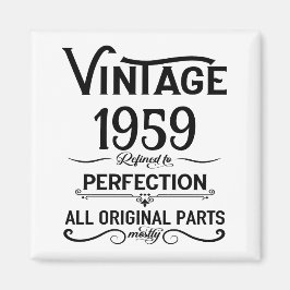 Imán Fiesta de cumpleaños 65 de la época de cosecha per