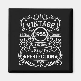 Imán Fiesta de cumpleaños 70 vintage personalizada