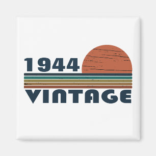 Imán Fiesta de cumpleaños 80 vintage personalizada