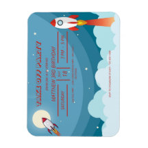 Fiesta de cumpleaños de despegue de nave espacial 