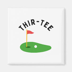 Imán Fiesta de cumpleaños de golf número 30 Treinta gol
