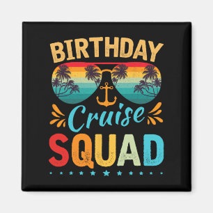 Imán Fiesta de cumpleaños de la familia Tee de la briga