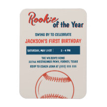 Fiesta de cumpleaños del beisbol Rookie del año