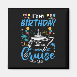 Imán Fiesta de Cumpleaños en Crucero Vacaciones Es Mi C